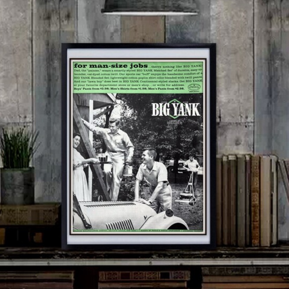 BIG YANK Advertisement 1960 Print Wall Art Garage Shop Vintage Decor